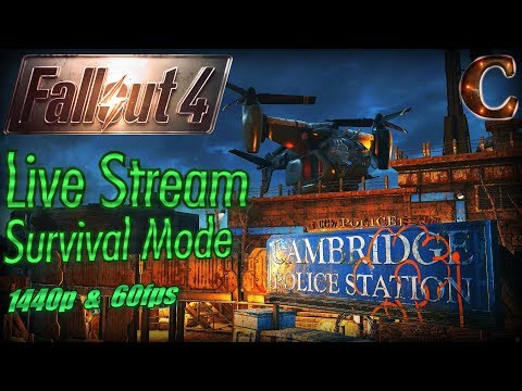 Fallout 4 Live Stream Survival Mode, 1440p 60fps Part 62: Nine Days Till Fallout 76 BETA!
