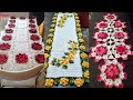 Crochet Patterns// Beautiful Crochet Flower Patterns For Table Cover/Mate/Bedsheets/Baby Dress Crochet Patterns// Beautiful Crochet Flower Patterns For Table Cover/Mate/Bedsheets/Baby Dress