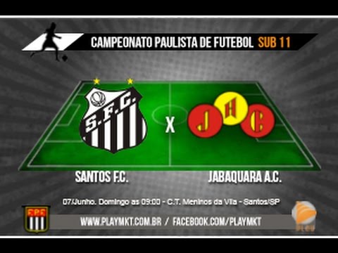 playmkt - Santos F.C x Jabaquara A.C. - sub 11 - Campeonato Paulista de Futebol 2015