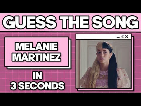 GUESS THE MELANIE MARTINEZ SONG IN 3 SECONDS 🩷 🎵 | Song Quiz