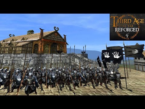 ISENGARD ARMY OCCUPY EDORAS (Siege Battle) - Third Age: Total War (Reforged)