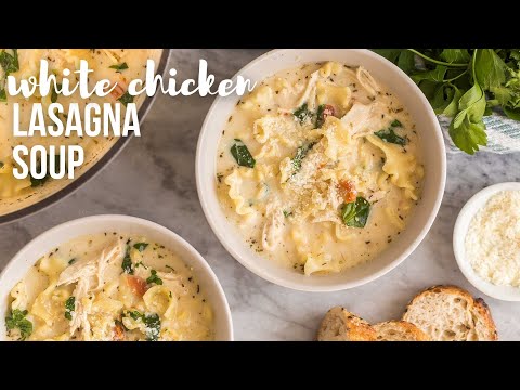 Creamy White Lasagna Soup | The Recipe Rebel