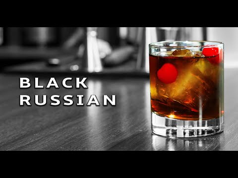 How To Make The Black Russian - Booze On The Rocks