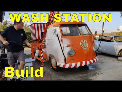 Giraffetools Pressure Washer building a car washing station