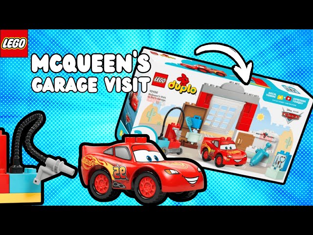 Vídeo relacionado con LEGO Duplo | Disney y Pixar Visita de Mcqueen al Taller de Doc - Coche de Carreras de Juguete de Cars, Autolavado de Coches y Accesorios - Regalo para Niños y Niñas de 2+ Años 10456