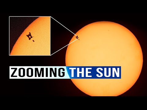 Strange objects passing in front of the sun