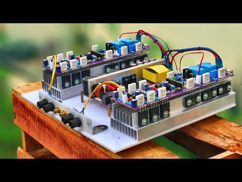 [DIY] Best 4-Channel High Power Amplifier using Toshiba and Sanken transistors #cbzproject