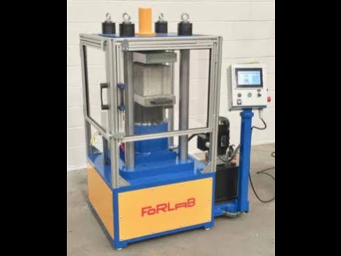 Machine de test de compression pour échantillons de béton, blocs et pavés - FORLAB C150T_1