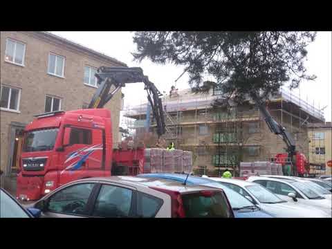 Takläggning Brunnsgatan / Prästgårdsgatan i Sundbyberg