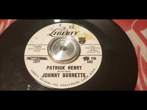 Johnny Burnette - Patrick Henry - 1960 Teen - Liberty 55243