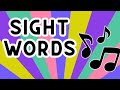 Sight Words Song For Kids High Frequency Words Preschool Learning Video