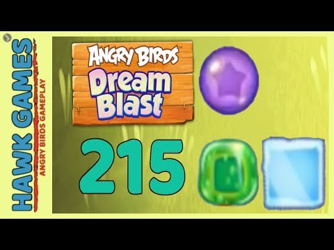 Angry Birds Dream Blast Level 215 - Walkthrough, No Boosters