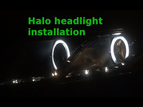 How to install Kia Optima halo headlights