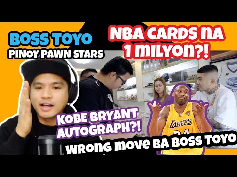 WRONG MOVE BA si BOSS TOYO dito? - NBA CARDS | PINOY PAWN STARS | 1M PHP nga ba?!!!