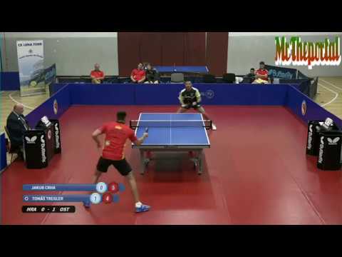 Table Tennis Czech Extraliga 2018/19 - Tomas Tregler Vs Jakub Crha -