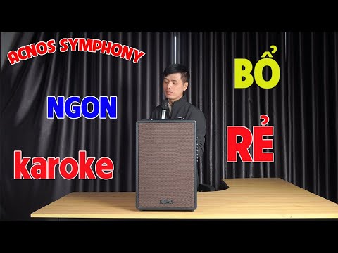 Loa Acnos Symphony hát hay giá lại rẻ