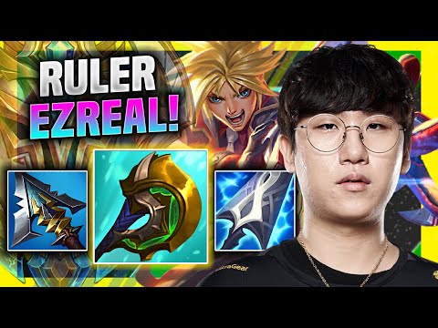 RULER BRINGS BACK HIS ICONIC EZREAL! - GEN Ruler Plays Ezreal ADC vs Vayne! | Season 11