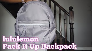 Lululemon Pack It Up Backpack Review + Giveaway Winner