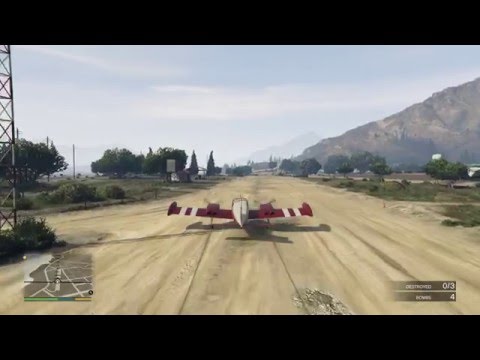 Grand Theft Auto V - 100% Walkthrough Part 57 [PS4] – McKenzie Field Hangar: Air Mission 5