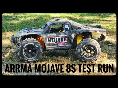 ARRMA MOJAVE 8s REVIEW and TEST RUN