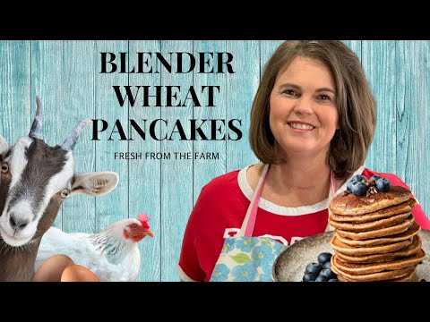 BLENDER WHEAT PANCAKES | EASY + DELICIOUS | FOOD STORAGE