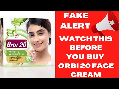 Review On Orbi 20 Face Cream| Original Vs Fake Orbi 20