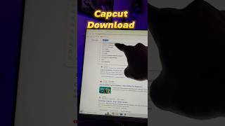 How to install Capcut in pc || How to download Capcut video editor in laptop #videoediting #shorts