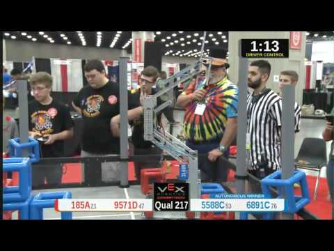 2015 VRC Tech Q217 - 185A 9571D vs 5588C 6891C - 65 to 63 - VEX Worlds 2015 - Technology Division