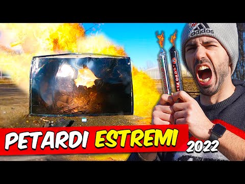 EXTREME FIRECRACKERS vs. TELEVISION... WILL IT EXPLODE?