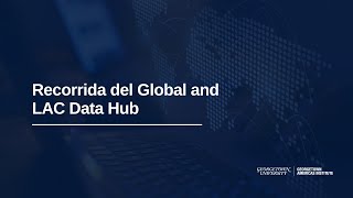Recorrida del Global and LAC Data Hub
