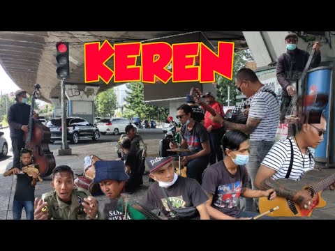 KEREN !!! Musisi Jalanan Bandung Dago GOKIL ABIZ ❗❗❗