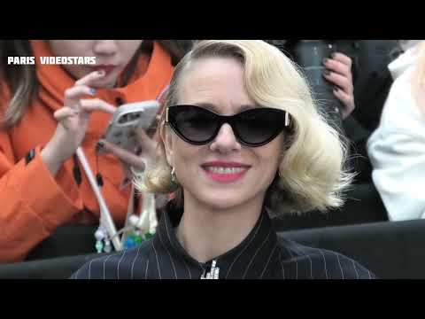 Naomi Watts @ Mugler — Paris Fashion Week (YouTube)