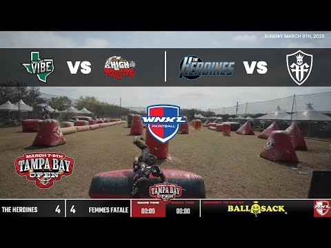 WINNER GOES TO FINALS - HEROINES V FEMMES | VIBE V HIGH ROLLERS |  Tampa Bay Open Sun Mar 9, 2025 M6