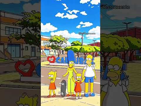 OS SIMPSONS EM CARAÚBAS PB #caraúbas #paraíba #ossimpsons #animação