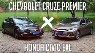Comparativo: Chevrolet Cruze x Honda Civic