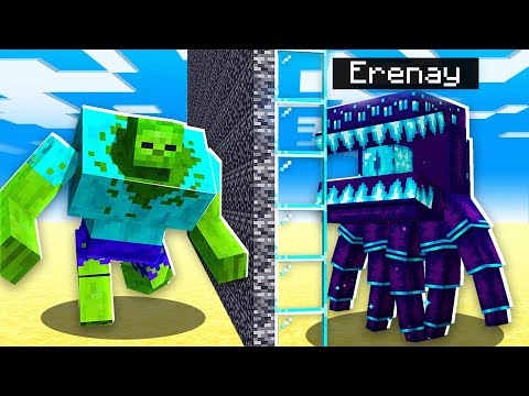 Erenay Bey - I TROLLED WITH THE COSMIC BOSS IN THE Minecraft MOB BATTLE!