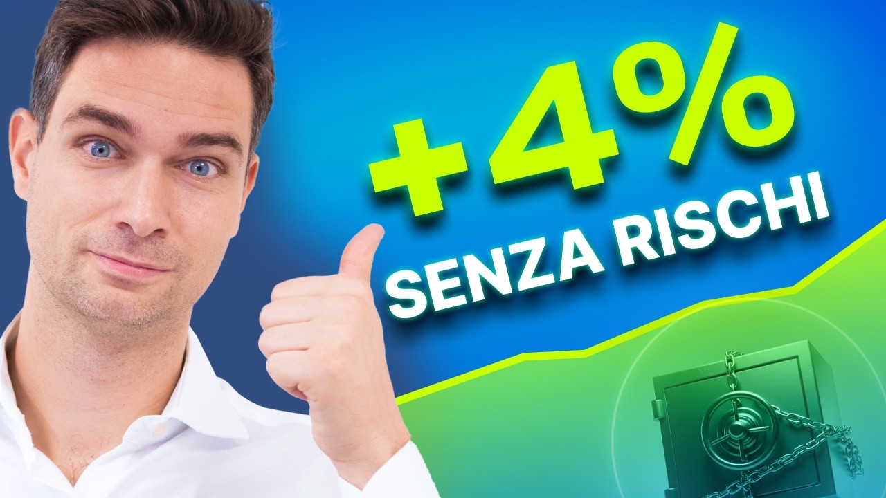 Come investirei 30.000€ per guadagnare il 4% senza rischi