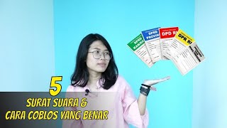 WOW TODAY: 5 Surat Suara dan Cara Mencoblos yang Benar