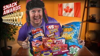 Canada's BEST Snacks Ranked - Chips / Candy / Chocolate