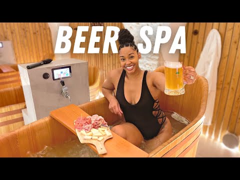 UNLIKE ANYTHING WE'VE EVER EXPERIENCED! (BEER SPA IN FRANCE)