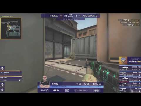 CS:GO Event GruBy crazy ace AGO vs Tricked at United Masters League