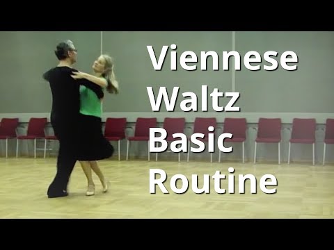 How to Dance Viennese Waltz - Basic Routine with Slow Motion