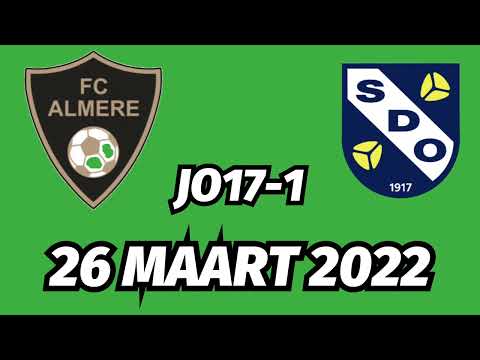 FC Almere JO17-1 - SDO JO17-1