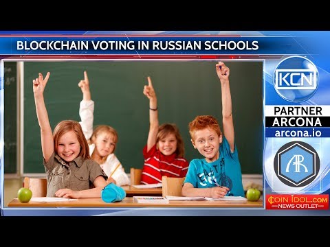 Blockchain voting in Russian schools