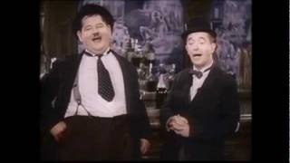 Laurel &amp; Hardy ~ &#39;The trail of The Lonesome Pine&#39;. (In Colour)