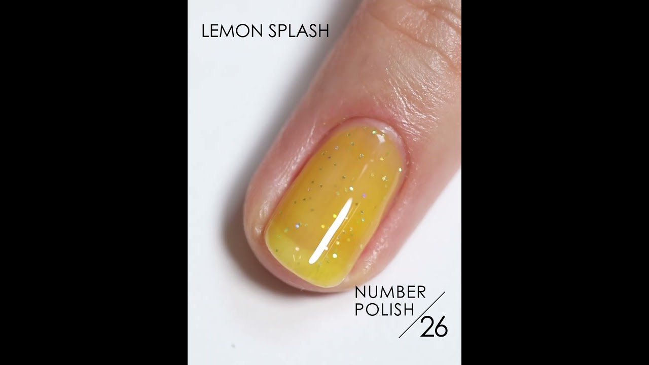 NUMBER POLISH 26 Lemon Splash / レモンスプラッシュ｜D-UP ONLINE