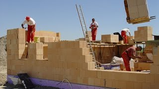 Строительство дома из керамоблоков