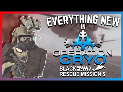 Everything New in OPERATION CRYO | Blackhawk Rescue Mission 5 ROBLOX