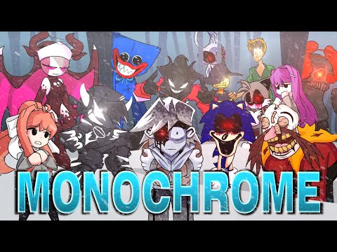 “MONOCHROME” But Everyone Sings It (Lost Silver) | FNF Animation