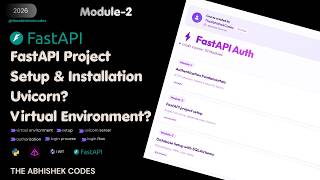 FastAPI Installation & Setup in Hindi | Python Virtual Environment | Uvicorn | Swagger UI | Module 2